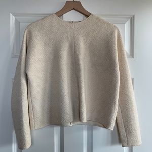 Zara cream ivory sweater size XS